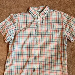 Izod Blue and Pink Plaid Shirt
